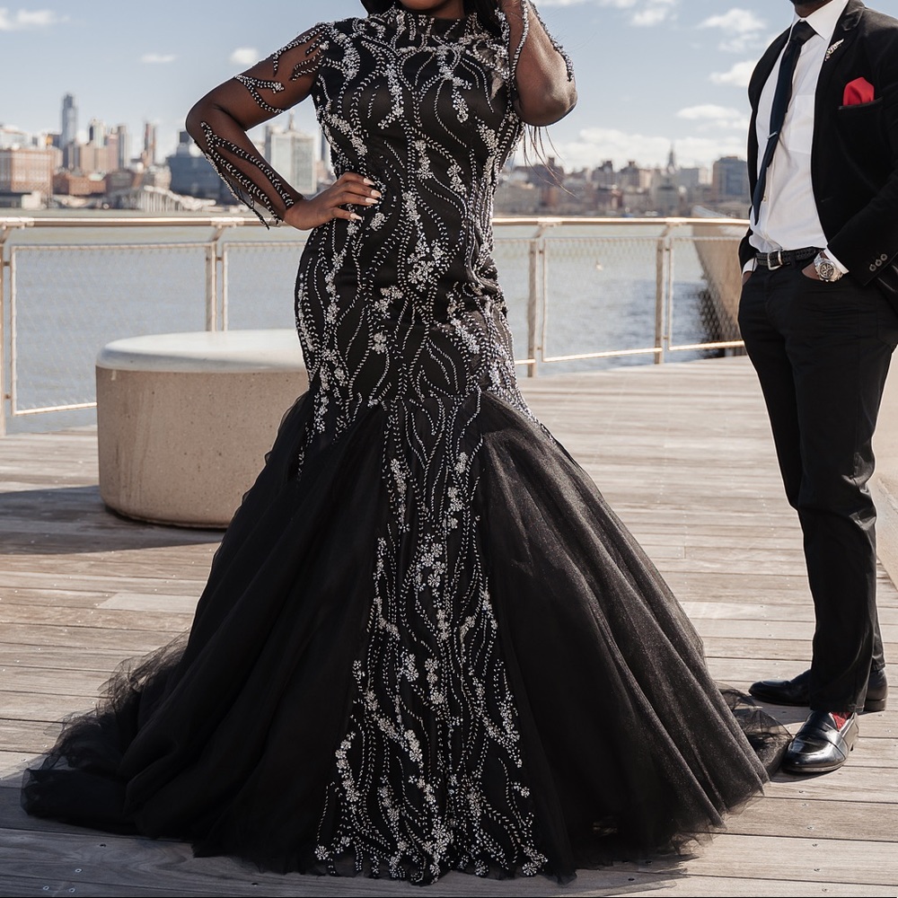 Walone Fashion group Rhinestone Gown - Picture 2 of 2
